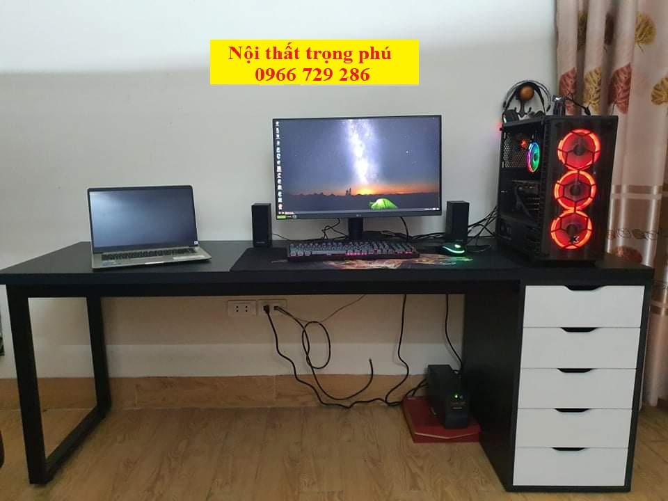 Bàn ikea 60x140cm 1 hộc - có nhiều màu để lựa chọn