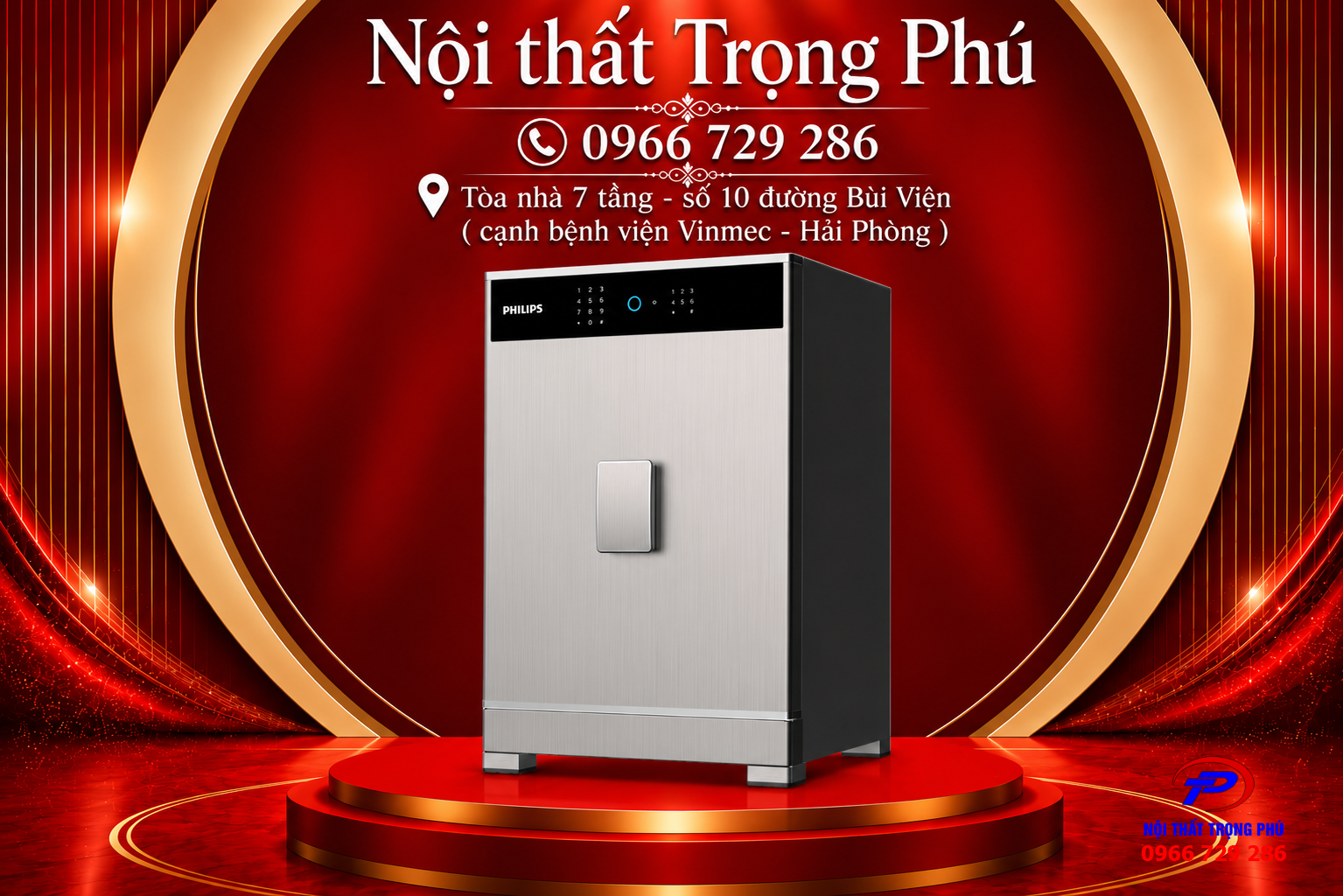 KÉT SẮT ĐẦU GIƯỜNG PHILIPS SBX701-6B0