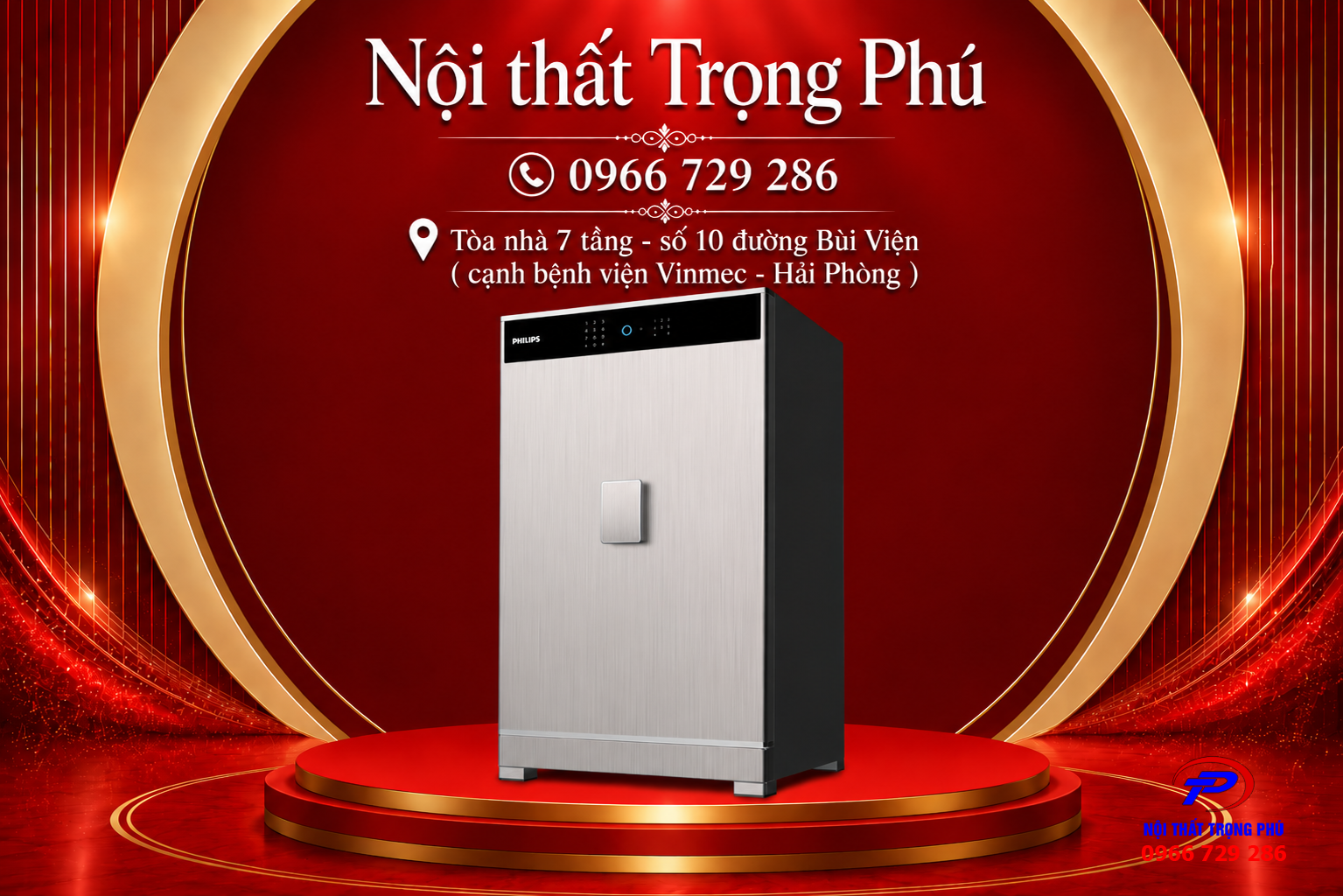 KÉT SẮT ĐẦU GIƯỜNG PHILIPS SBX701-7B0