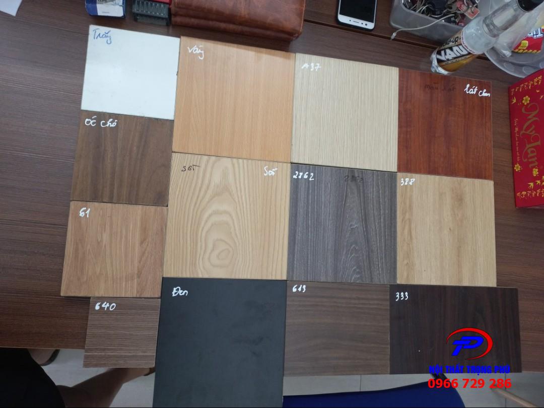 "Bảng Màu Gỗ Công Nghiệp Phủ Melamine Đẹp, Bền, Giá Tốt 2025"