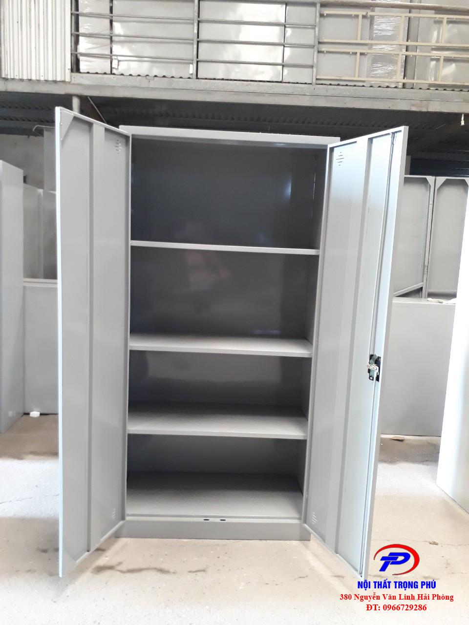 Tủ tài liệu sắt 2 cánh 1 khoang TS09