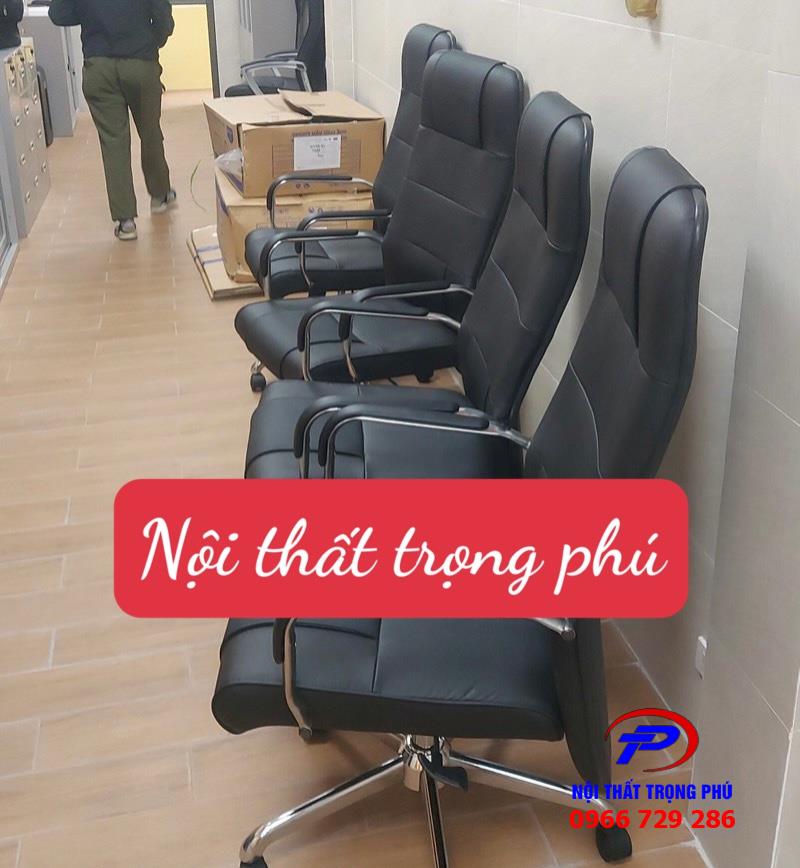 Ghế lưng cao cao cấp bọc da  hòa phát SG930