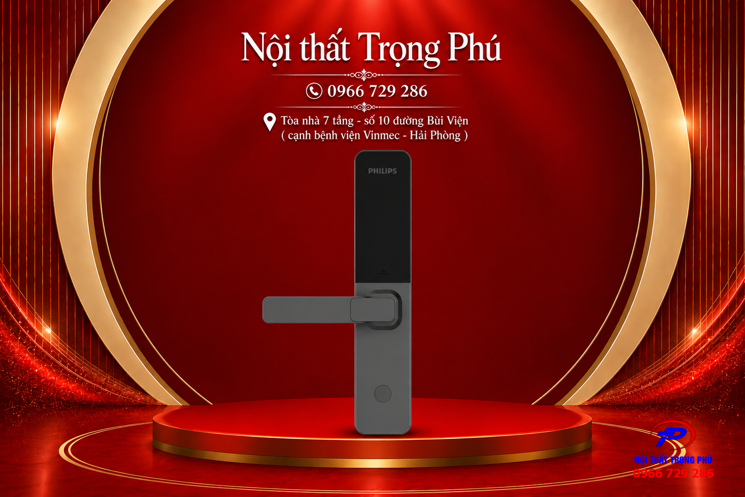 Tay Khóa Thông Minh Philips DDL615-5HBS