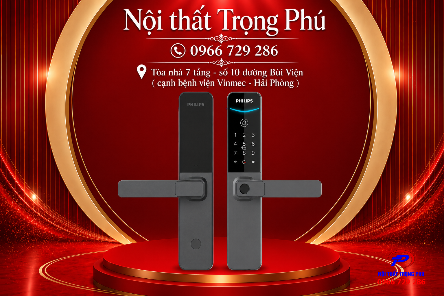 Tay Khóa Thông Minh Philips DDL615-5HBS
