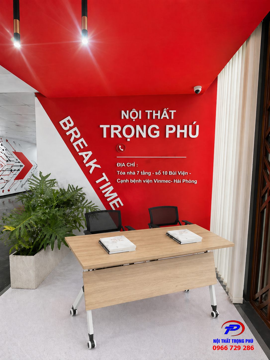 Bàn Huấn Luyện Gấp Gọn BHLFFZ5 Có Bánh Xe Hiện Đại Cho Phòng Đào Tạo