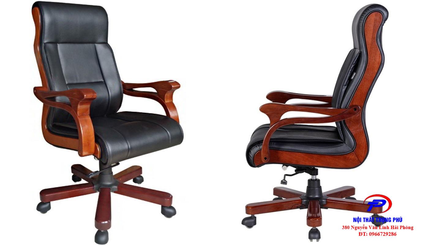 Ghế lãnh đạo đệm da TQ17