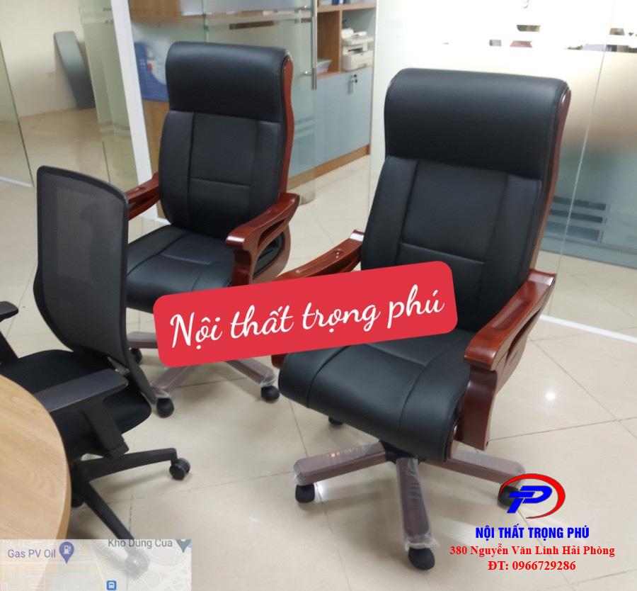 Ghế lãnh đạo đệm da TQ17