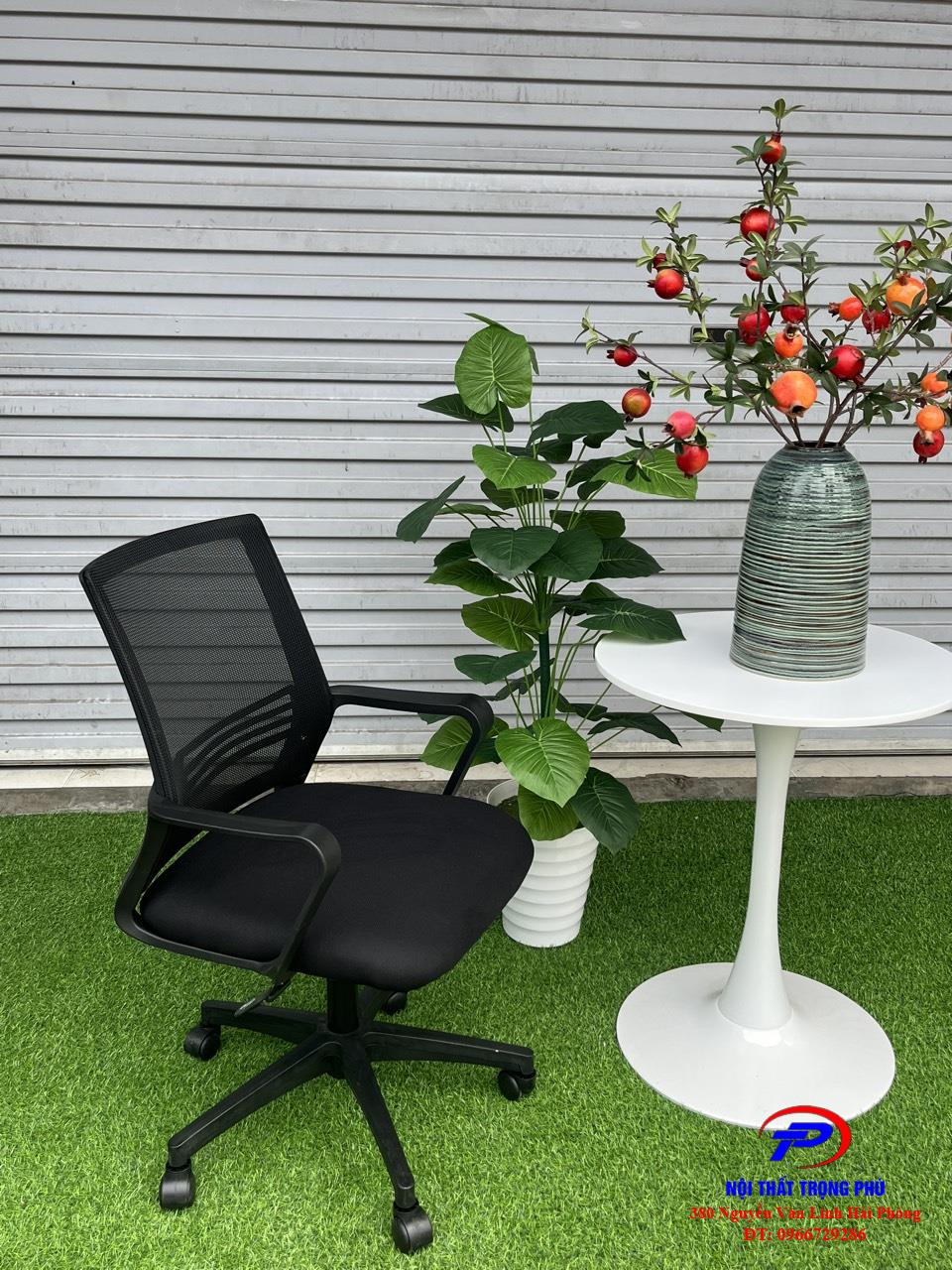 Ghế xoay lưới TPGL119 - B017 chân nhựa