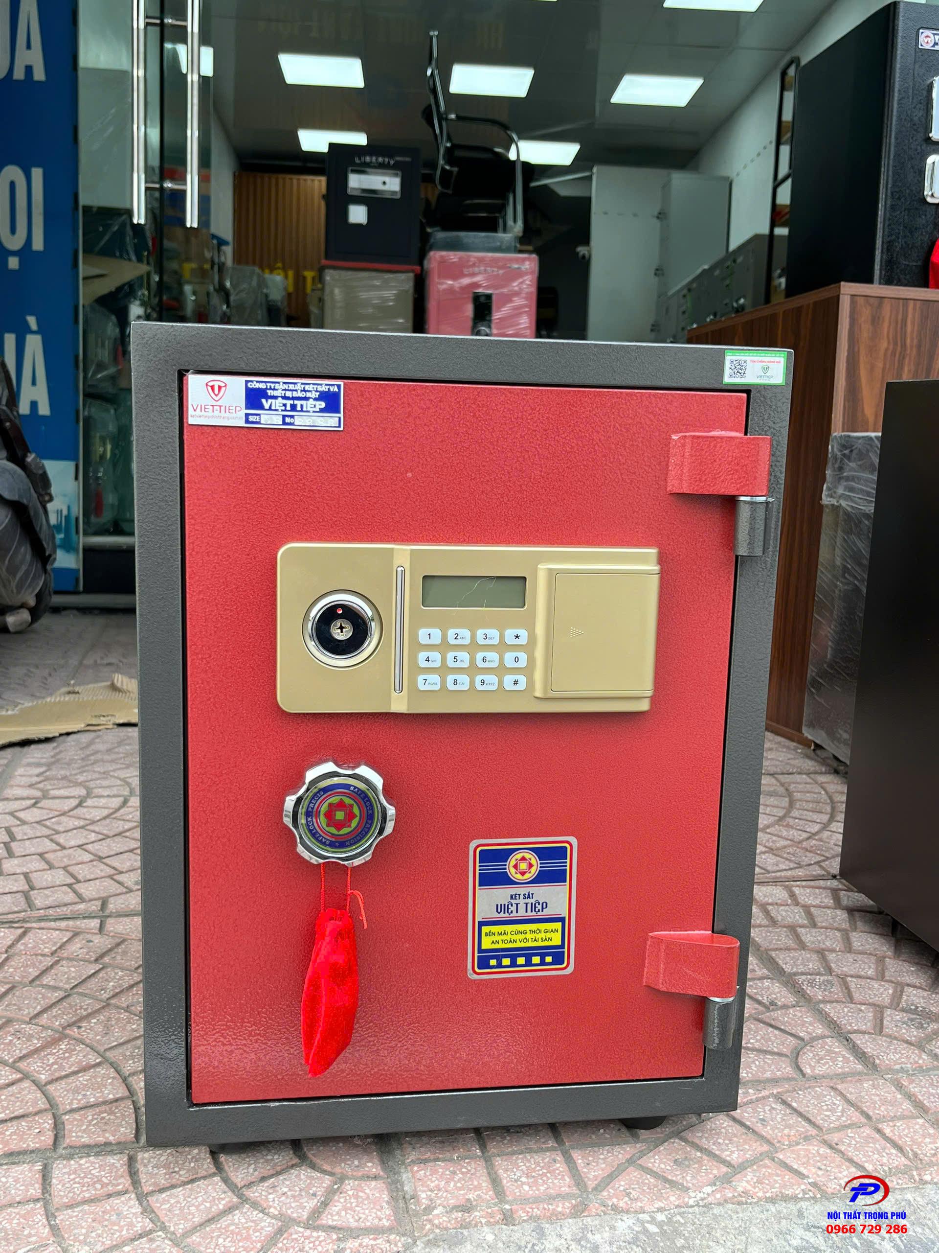 KÉT VIỆT TIỆP KHÓA ĐIỆN TỬ K54ĐT MÀU TRẮNG – AN TOÀN, CHỐNG CHÁY, SANG TRỌNG CHO MỌI KHÔNG GIAN