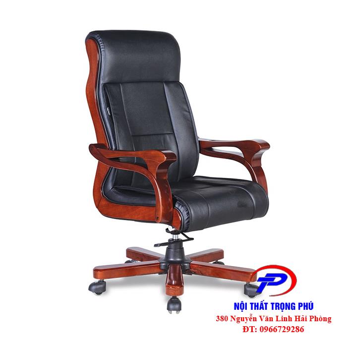 Ghế lãnh đạo đệm da TQ17