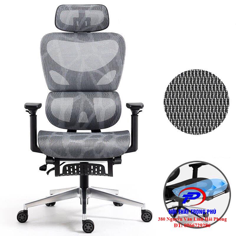 Ghế công thái học có gác chân TPK80G