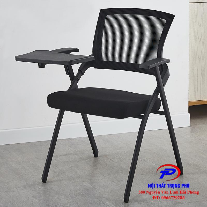 Ghế tranning- Ghế lưới gấp liền bàn GGLB1