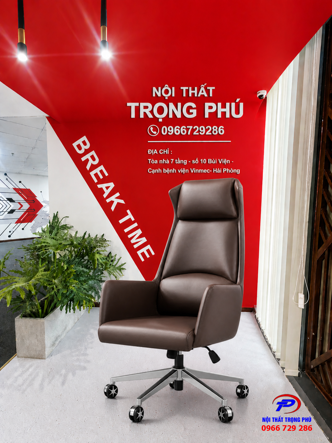Ghế xoay da lãnh đạo cao cấp A980