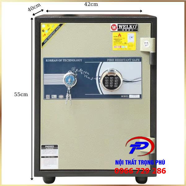 Két sắt welko KCC55FE vân tay điện tử