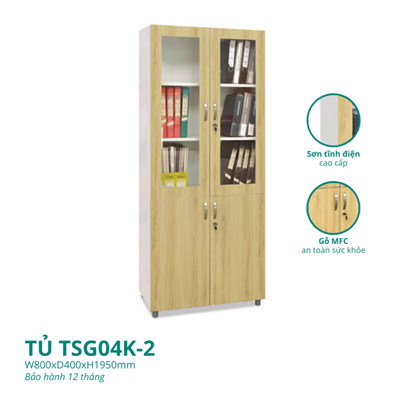 TỦ CÁNH GỖ CÔNG NGHIỆP TSG04K-2