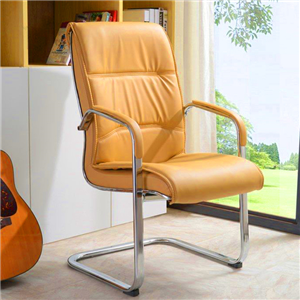 Ghế chân quỳ da cao cấp GQ642 đệm da màu vàng