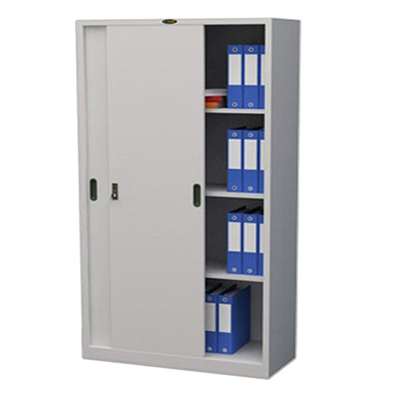 Tủ tài liệu sắt cánh kính lùa TS07