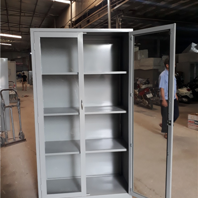 Tủ tài liệu sắt cánh kính mở TS09CK