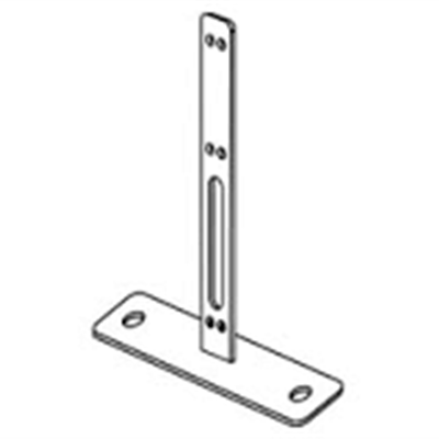 Chân sắt cố định vách ngăn C06