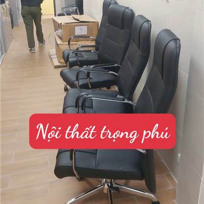 Ghế lưng cao cao cấp bọc da  hòa phát SG930