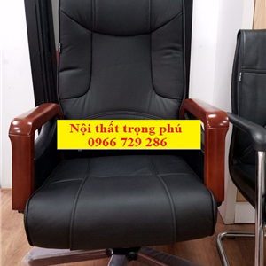 Ghế lãnh đạo cao cấp Hòa Phát - The One  đệm tựa bọc da TQ41