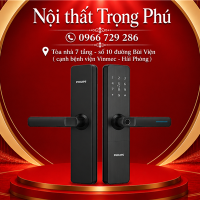 Tay Khóa Thông Minh Philips DDL609-5HS