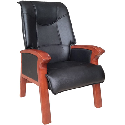 Ghế họp chân gỗ boc da nội thất Hòa Phát - the one mã GH15