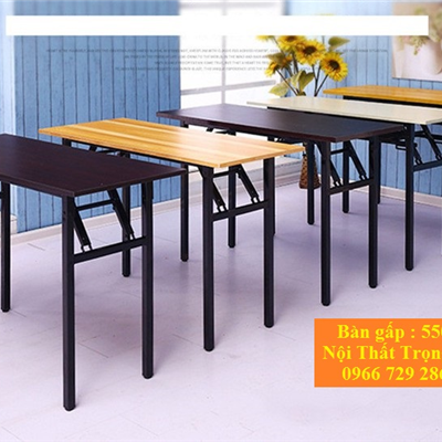 Bàn làm việc  gấp gọn khi không sử dụng văn phòng giá rẻ mã TPG6012