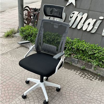 Ghế xoay lưới  công thái học cao cấp TP TMS04 màu trắng