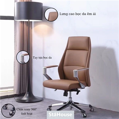 Ghế giám đốc- Ghế lãnh đạo da cao cấp GD35