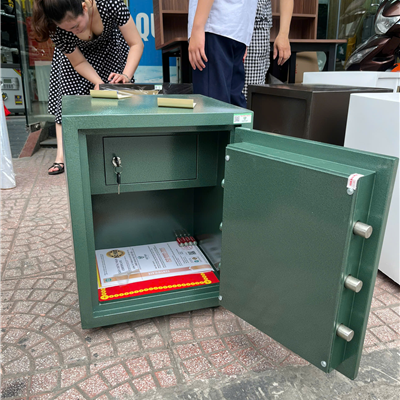 KÉT SẮT VIỆT TIỆP CHỐNG CHÁY K54ĐT MÀU XANH LÁ – KHÓA ĐIỆN TỬ AN TOÀN TUYỆT ĐỐI, BẢO VỆ TÀI SẢN HIỆU QUẢ