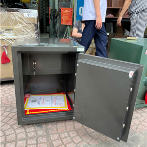 Két sắt Việt Tiệp K54ĐT màu đen – Khóa điện tử thông minh, chống cháy, phong thủy mệnh Thủy – Mộc