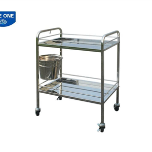 Xe Đẩy Y Tế Inox 2 Tầng The One XED01 Cao Cấp