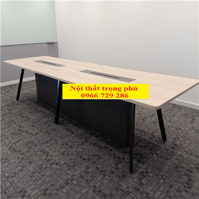 Bàn họp 2m4 chân sắt 1904TP24