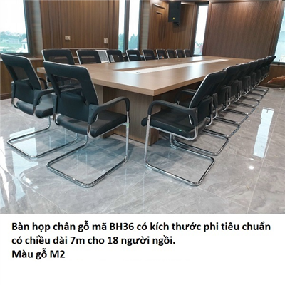 Bàn họp kiểu TP36 dài 7m