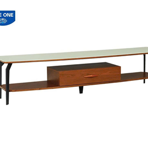 Kệ Tivi Cao Cấp The One KTV501N7 Mặt Kính Cường Lực Veneer Óc Chó