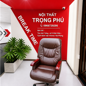 Ghế xoay da lãnh đạo màu nâu GD001