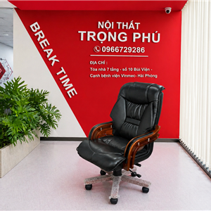 Ghế giám đốc da tay gỗ GD32 cao cấp